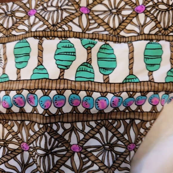 Trina Turk 2 piece multi color bikini - 10. M73 - Picture 12 of 15